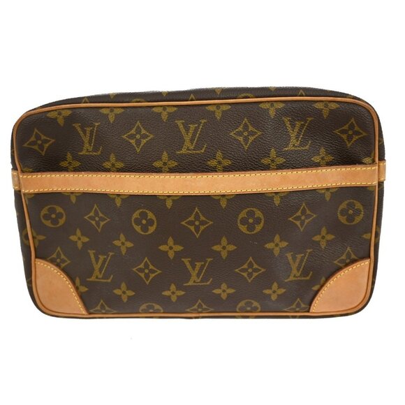 Louis Vuitton Compiegne 28 Clucth Bag Monogram M51845 881SL YQ04350 BN03 - Picture 10 of 14